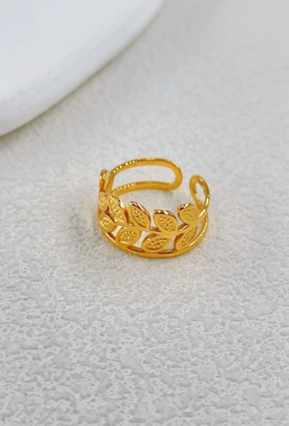 BAGUE REGLABLE EN ACIER INOXYDABLE