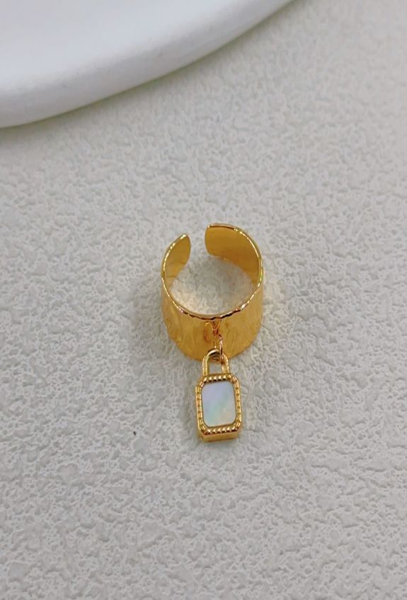 BAGUE REGLABLE EN ACIER INOXYDABLE