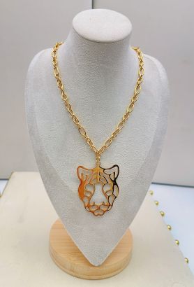 COLLIER SAUTOIR EN ACIER INOXYDABLE 2