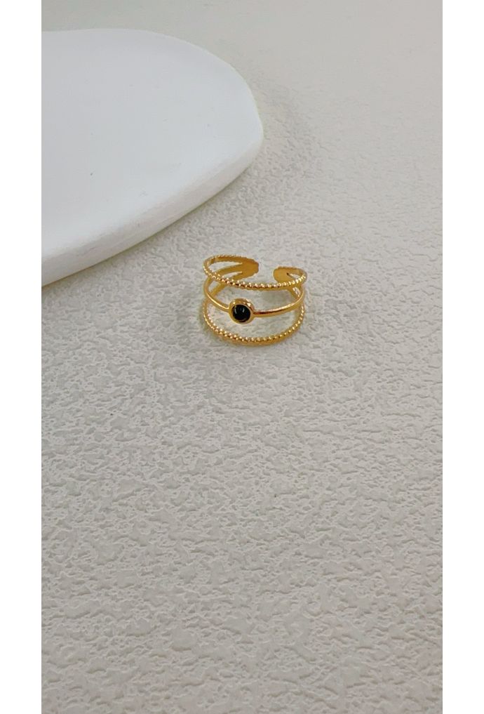 BAGUE REGLABLE EN ACIER INOXYDABLE