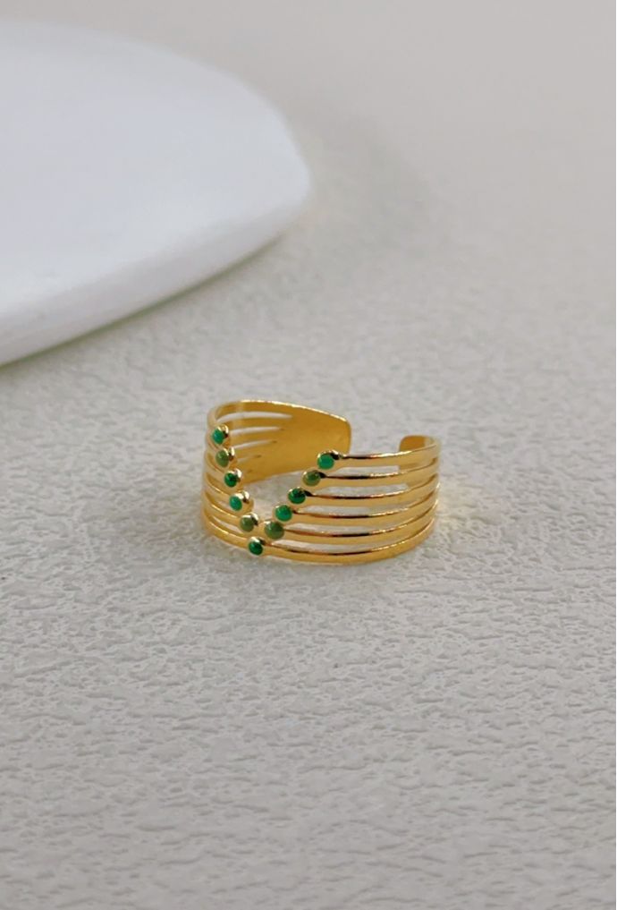 BAGUE REGLABLE EN ACIER INOXYDABLE