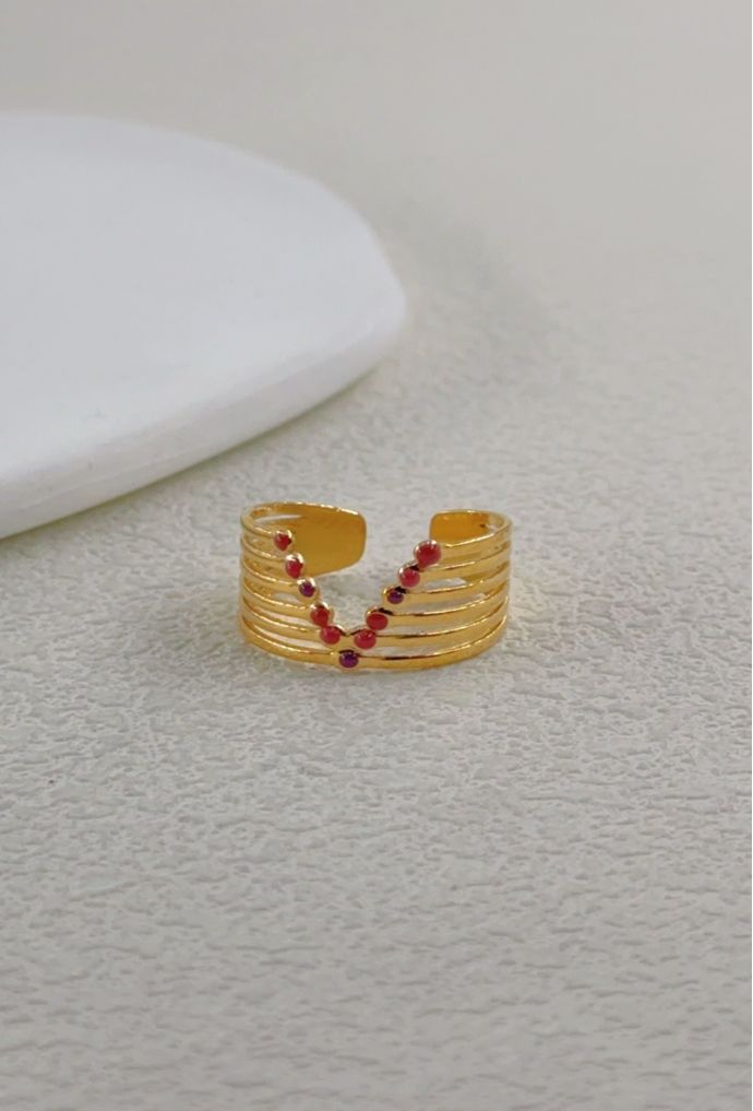 BAGUE REGLABLE EN ACIER INOXYDABLE