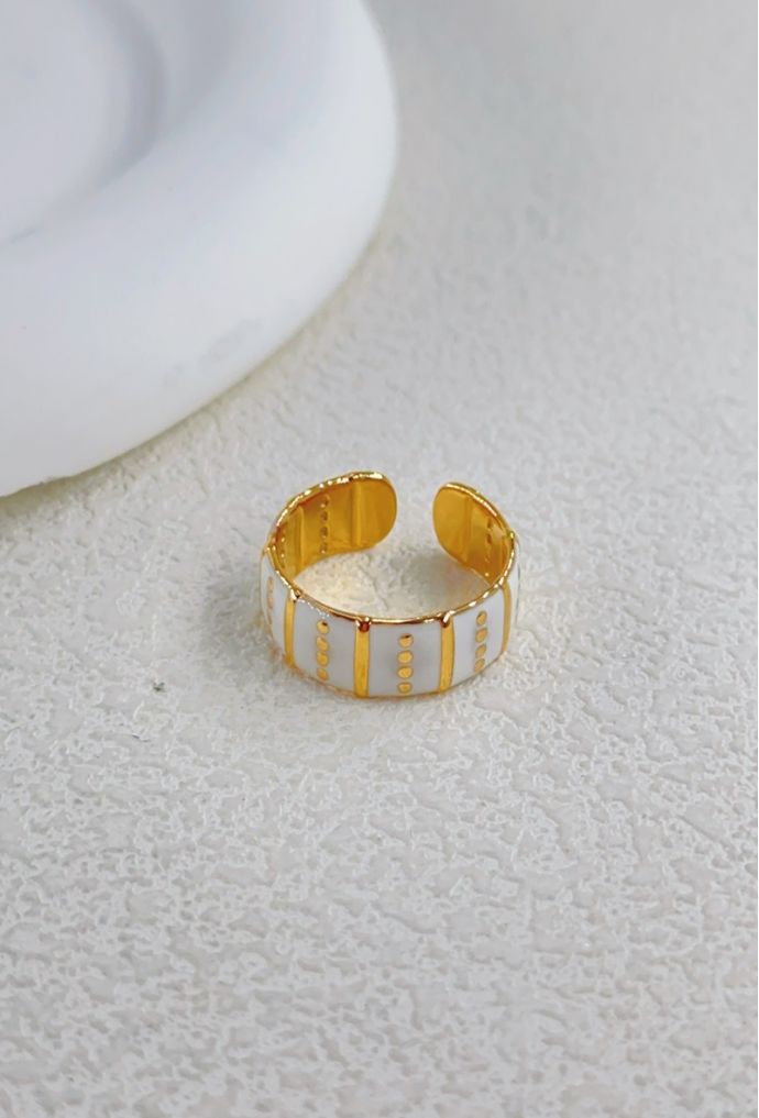 BAGUE REGLABLE EN ACIER INOXYDABLE