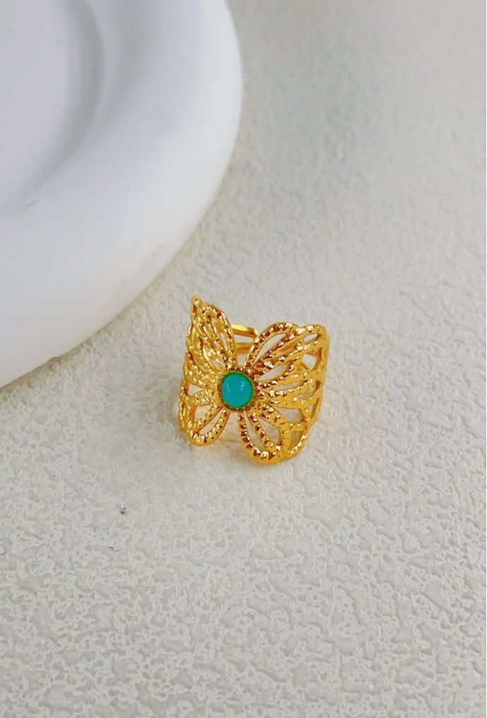 BAGUE REGLABLE EN ACIER INOXYDABLE