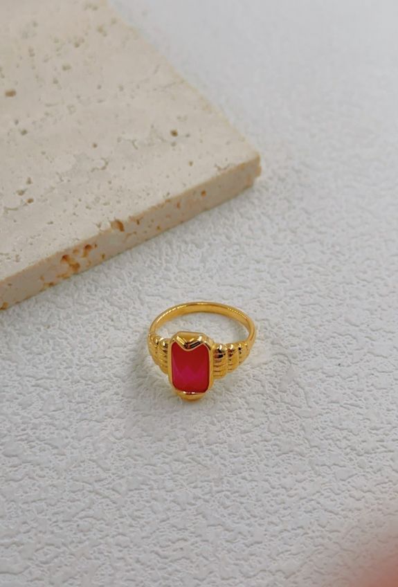 BAGUE REGLABLE EN ACIER INOXYDABLE