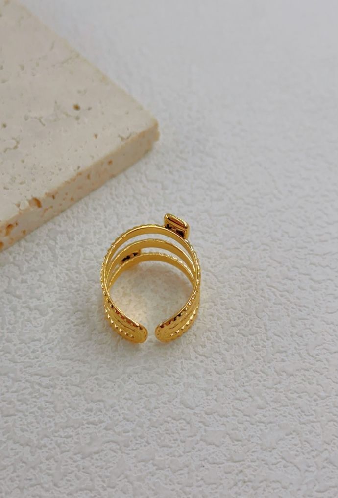 BAGUE REGLABLE EN ACIER INOXYDABLE
