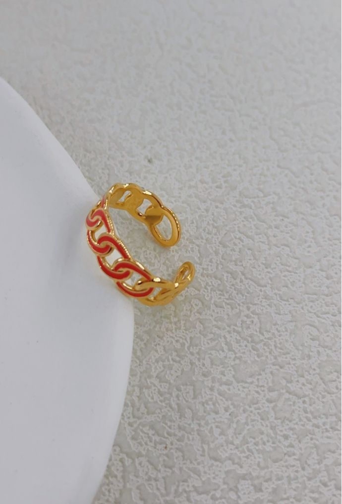BAGUE REGLABLE EN ACIER INOXYDABLE