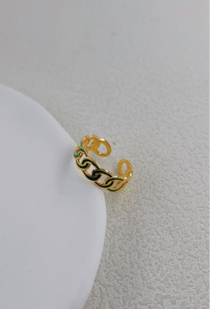 BAGUE REGLABLE EN ACIER INOXYDABLE