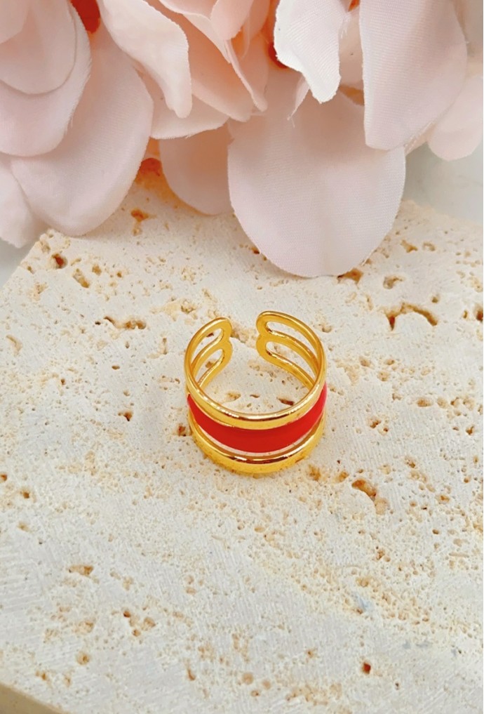 BAGUE REGLABLE EN ACIER INOXYDABLE