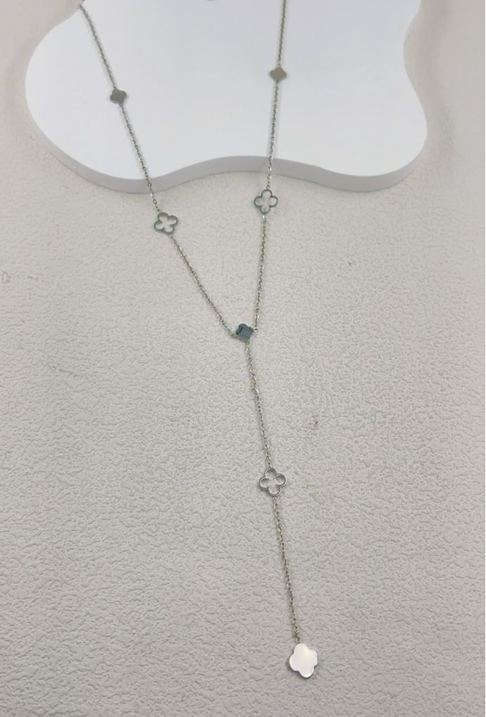 COLLIER Y EN ACIER INOXYDABLE