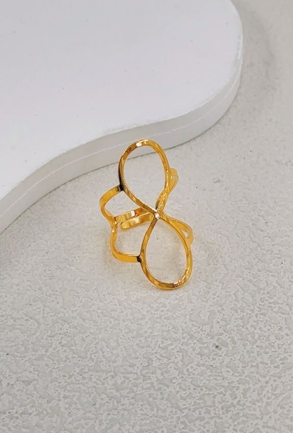 BAGUE REGLABLE EN ACIER INOXYDABLE