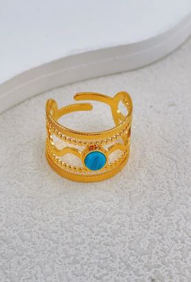 BAGUE REGLABLE EN ACIER INOXYDABLE 2
