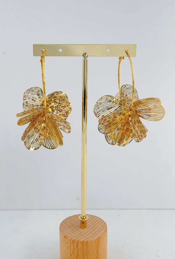 BOUCLE D'OREILLE EN ACIER INOXYDABLE