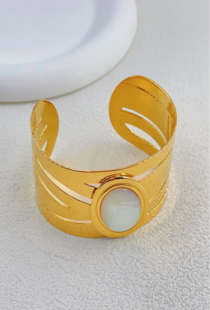 BRACELET JONC EN ACIER INOXYDABLE