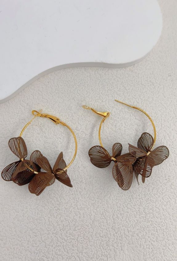 BOUCLE D'OREILLE EN ACIER INOXYDABLE