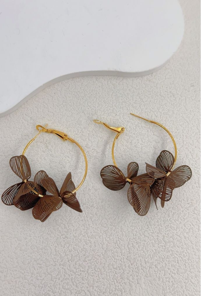 BOUCLE D'OREILLE EN ACIER INOXYDABLE