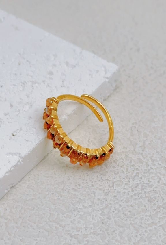 BAGUE REGLABLE EN ACIER INOXYDABLE
