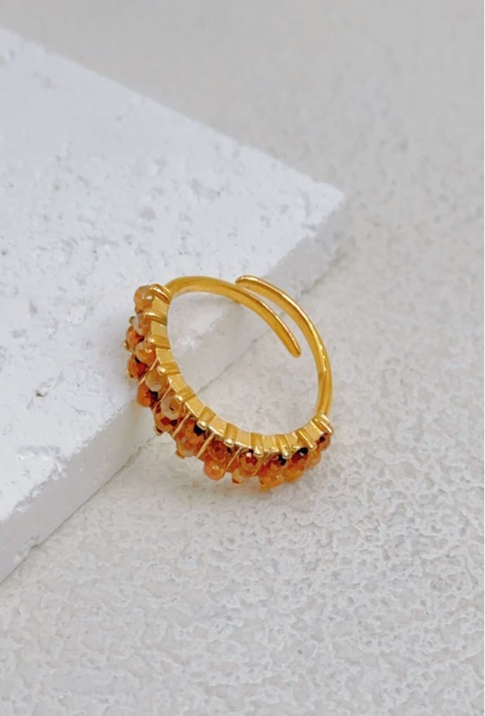 BAGUE REGLABLE EN ACIER INOXYDABLE
