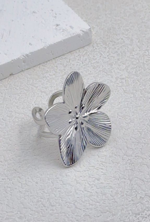 BAGUE REGLABLE EN ACIER INOXYDABLE