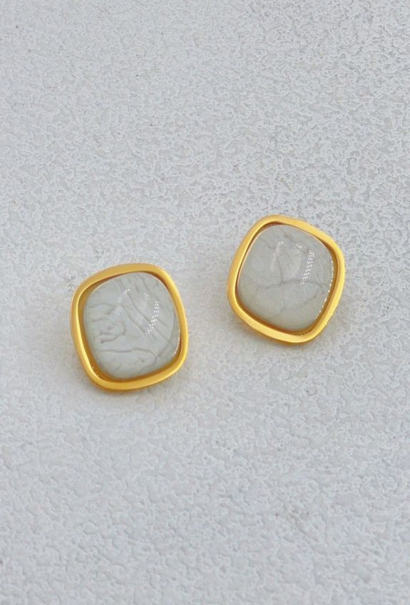 BOUCLE D'OREILLE EN ACIER INOXYDABLE