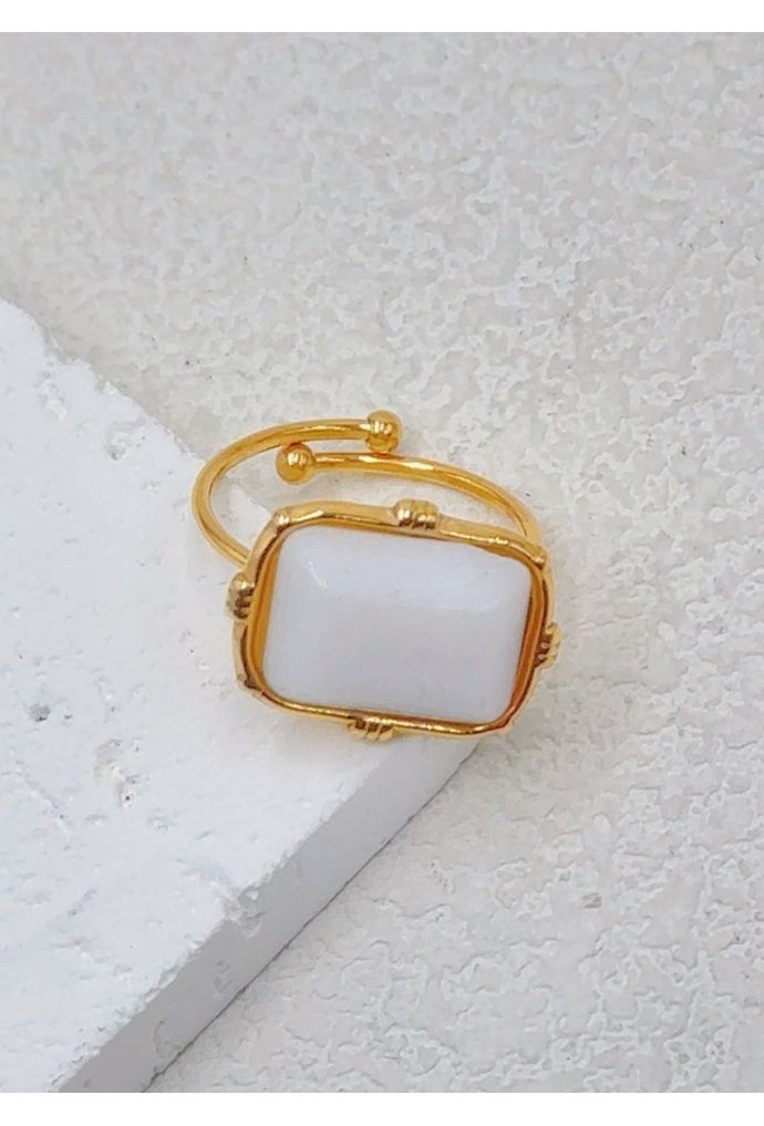 BAGUE REGLABLE EN ACIER INOXYDABLE