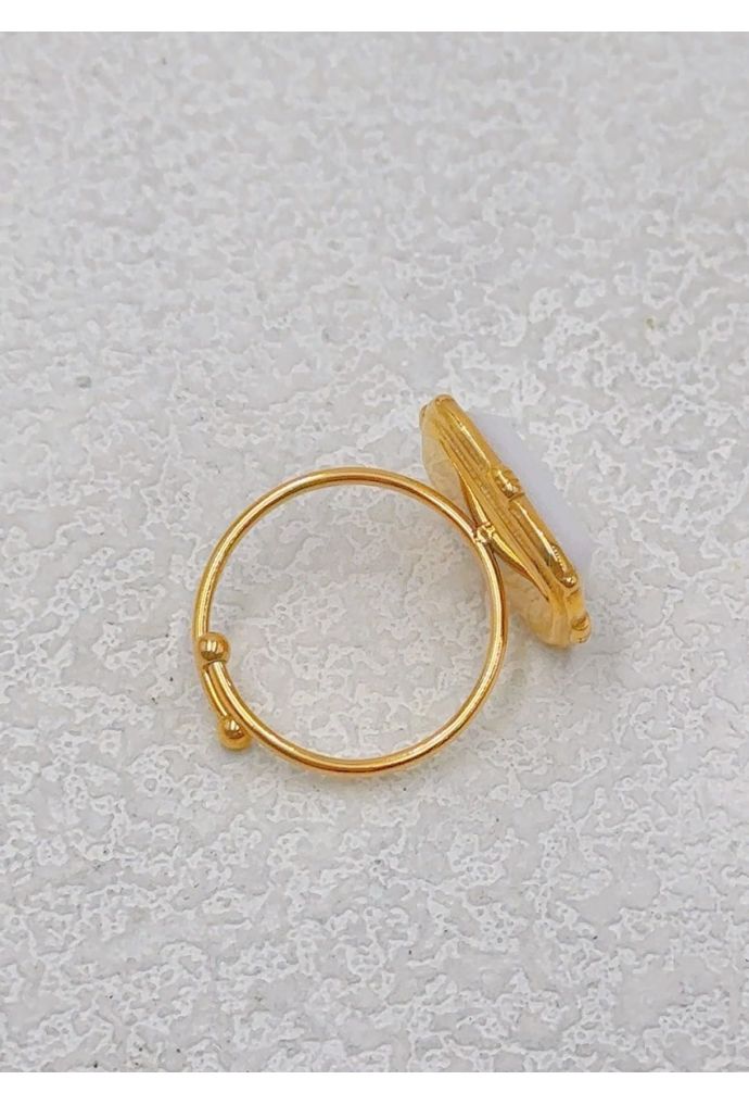 BAGUE REGLABLE EN ACIER INOXYDABLE