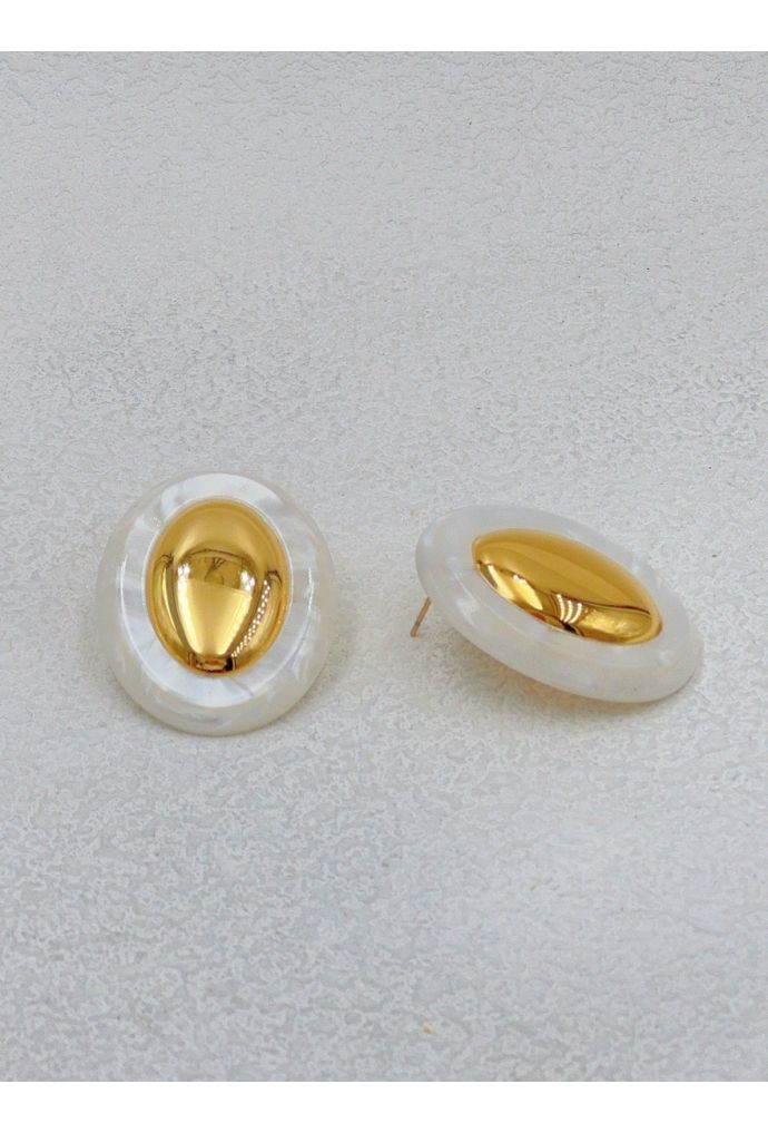 BOUCLE D'OREILLE EN ACIER INOXYDABLE
