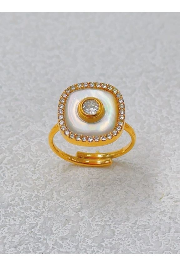BAGUE REGLABLE EN ACIER INOXYDABLE