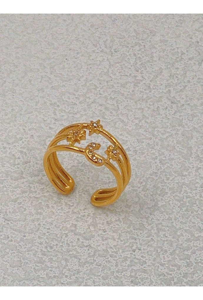 BAGUE REGLABLE EN ACIER INOXYDABLE