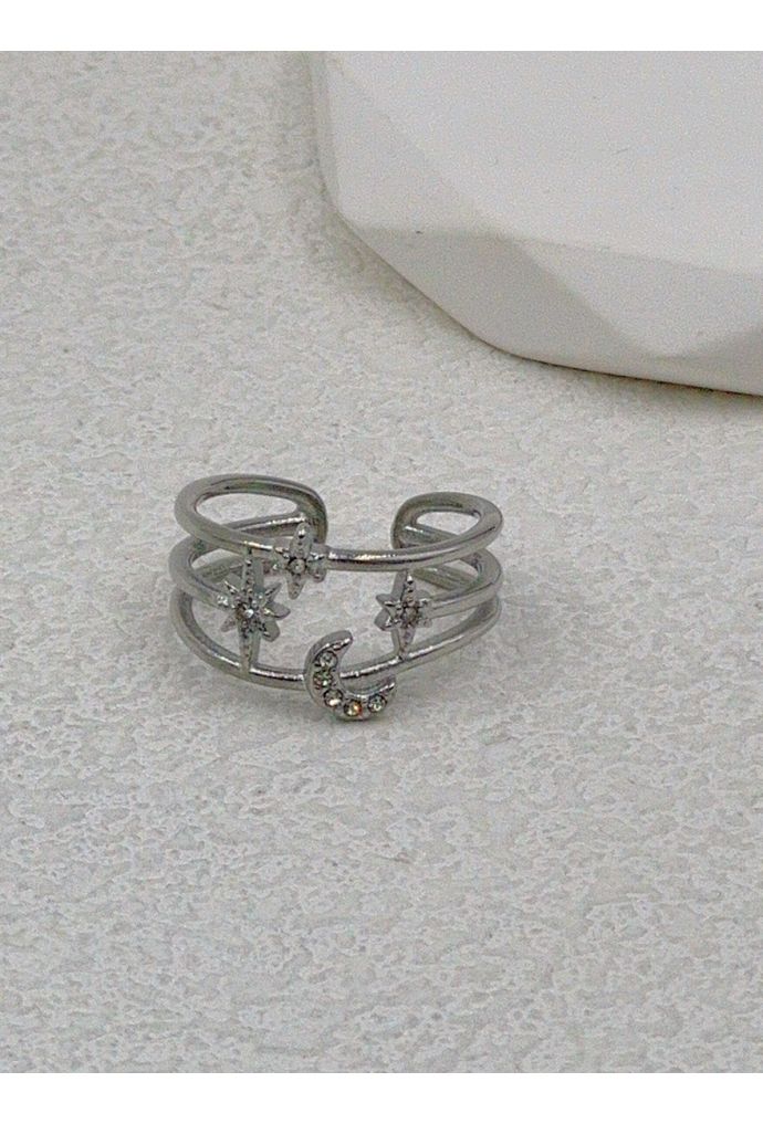 BAGUE REGLABLE EN ACIER INOXYDABLE