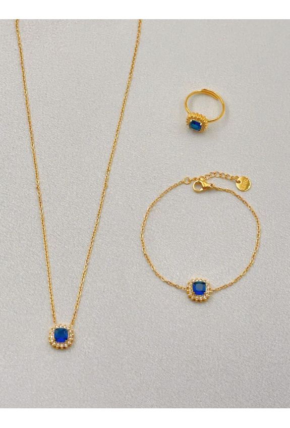Parure de bijoux en acier inoxydable