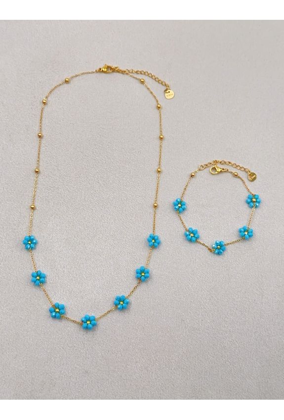 Parure de bijoux en acier inoxydable