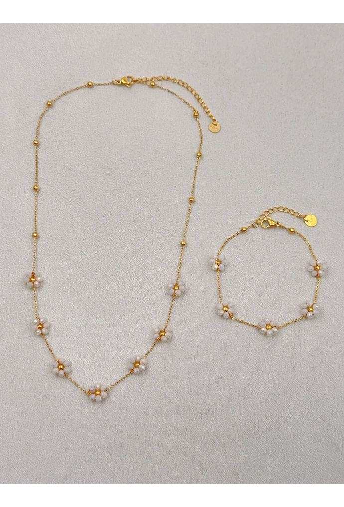 Parure de bijoux en acier inoxydable