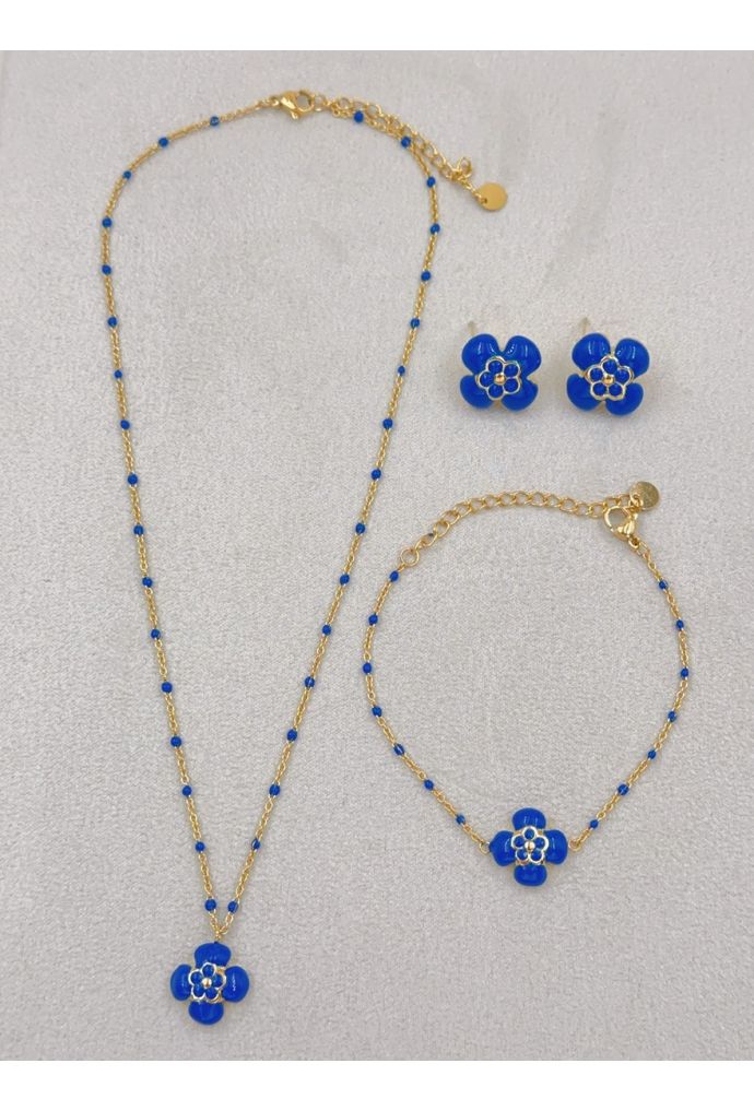 Parure de bijoux en acier inoxydable