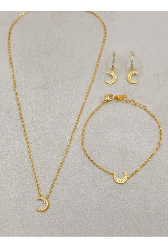 Parure de bijoux en acier inoxydable