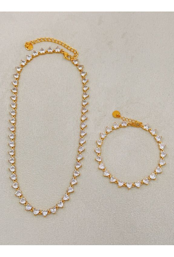 Parure de bijoux en acier inoxydable