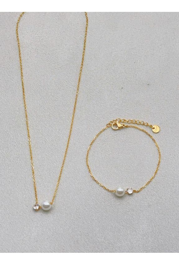 Parure de bijoux en acier inoxydable