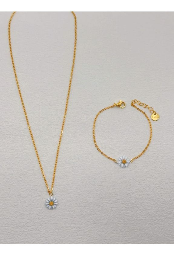 Parure de bijoux en acier inoxydable