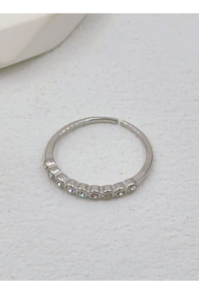 BAGUE REGLABLE EN ACIER INOXYDABLE