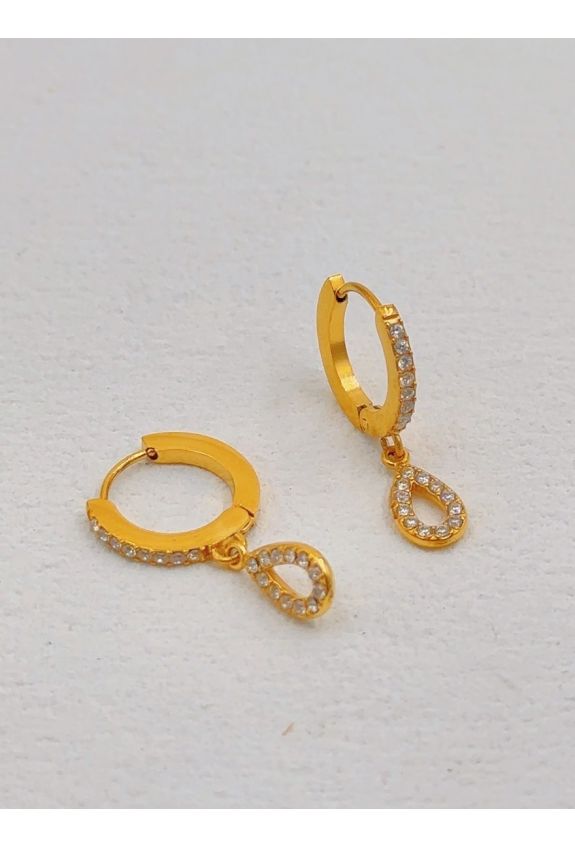 BOUCLE D'OREILLE EN ACIER INOXYDABLE