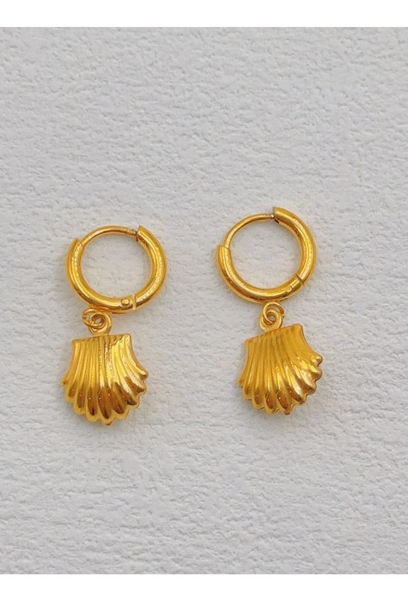 BOUCLE D'OREILLE EN ACIER INOXYDABLE