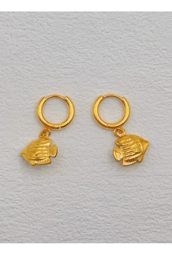 BOUCLE D'OREILLE EN ACIER INOXYDABLE