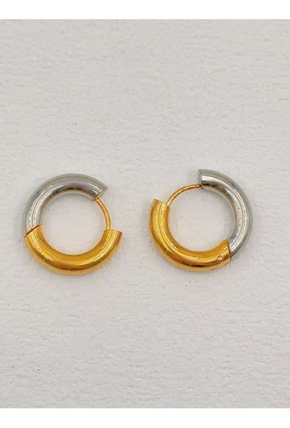 BOUCLE D'OREILLE EN ACIER INOXYDABLE