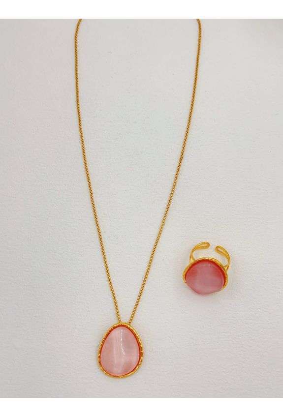 Parure de bijoux en acier inoxydable