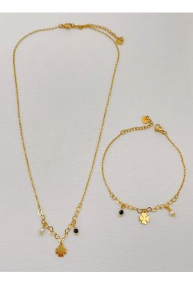 Parure de bijoux en acier inoxydable