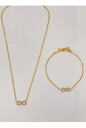 Parure de bijoux en acier inoxydable