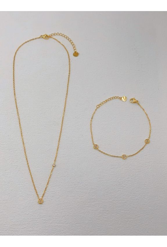 Parure de bijoux en acier inoxydable