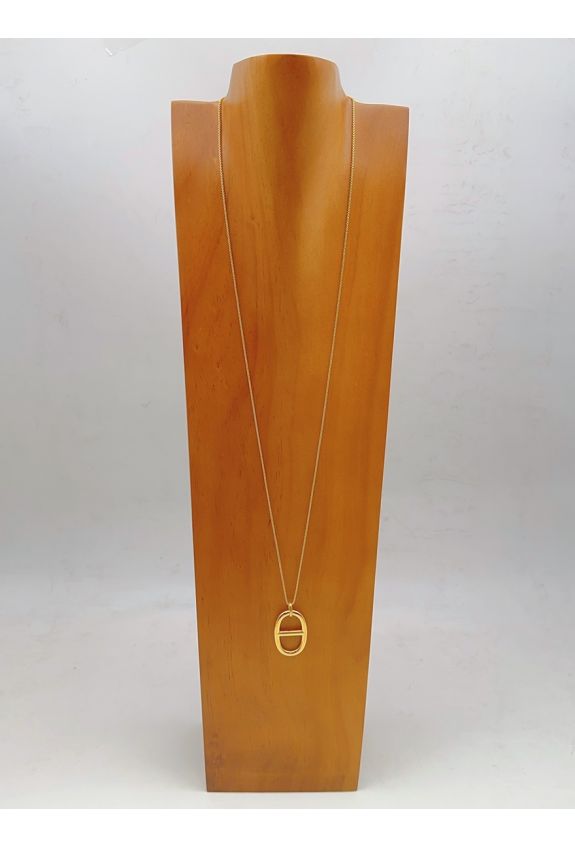COLLIER SAUTOIR EN ACIER INOXYDABLE