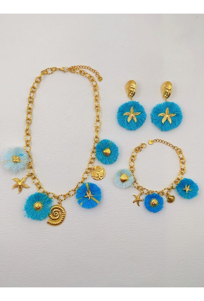 Parure de bijoux en acier inoxydable