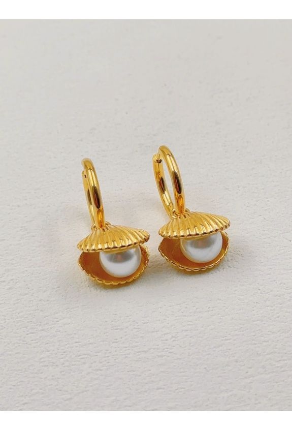 BOUCLE D'OREILLE EN ACIER INOXYDABLE